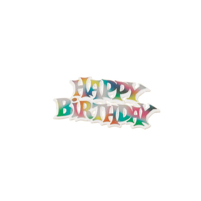 HAPPY BIRTHDAY COLOURED MOTTO main product photo