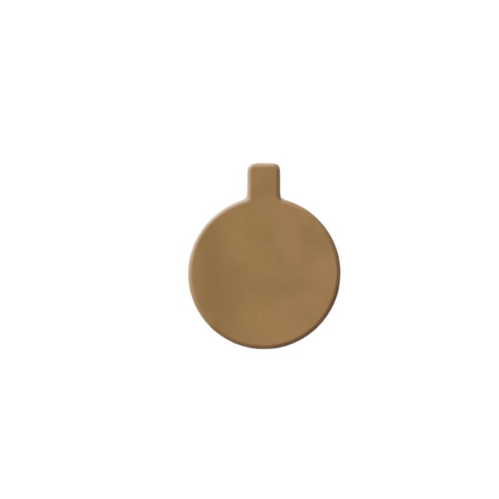 MINI DESSERT BOARD ROUND GOLD 8CM main product photo