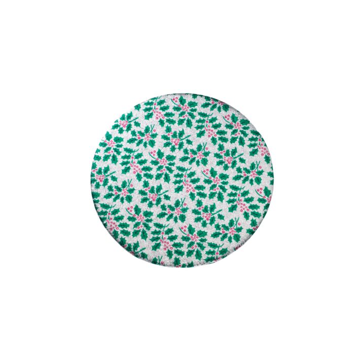 HOLLY CAKE CARD ROUND 8" main product photo