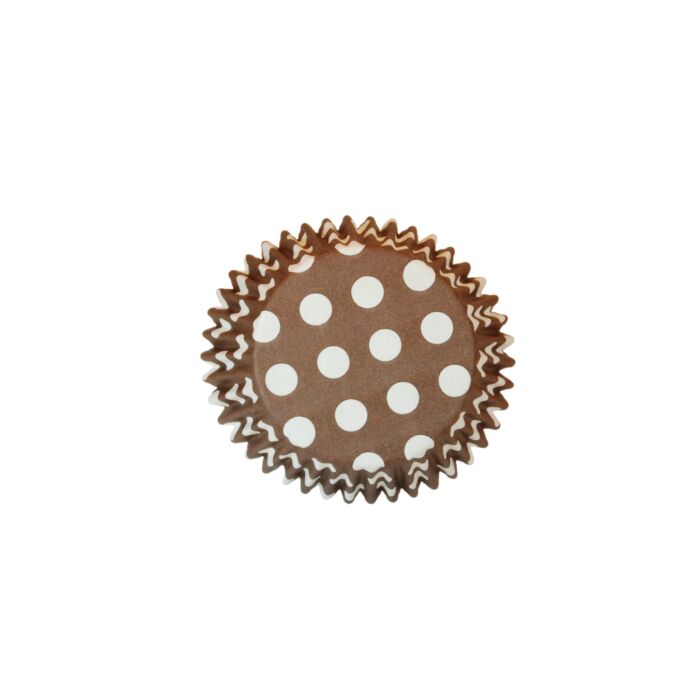 CUPCAKE CASE POLKA BROWN main product photo