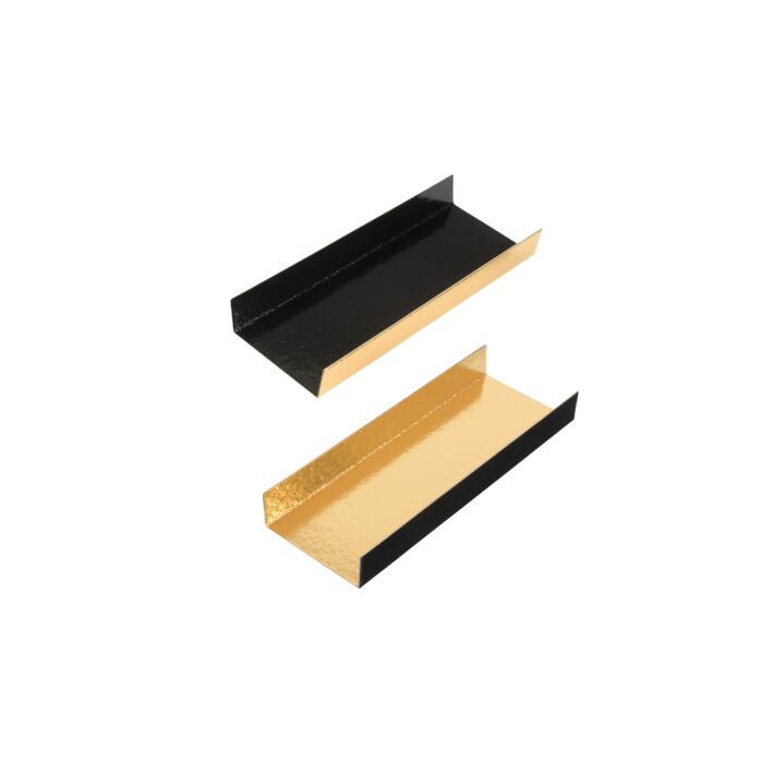 MINI FOLDED BOARD GOLD & BLACK 13X7.5CM main product photo