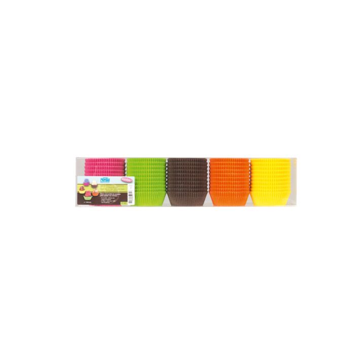BAKING CUPS MIXED - 5 COLOURS main product photo
