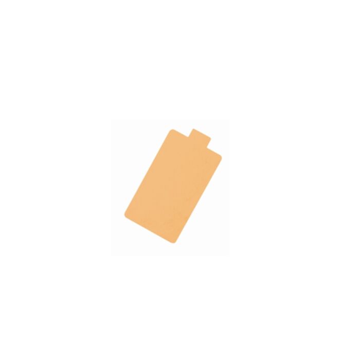 MINI DESSERT BOARD RECTANGULAR GOLD 9.5X5.6CM main product photo